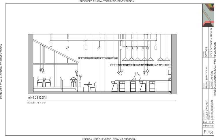 LIGHTING DESIGN - BAR/RESTAURANT